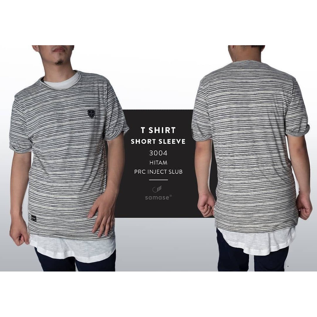 SAMASE T-SHIRT LONG SLEEVE / BLACK