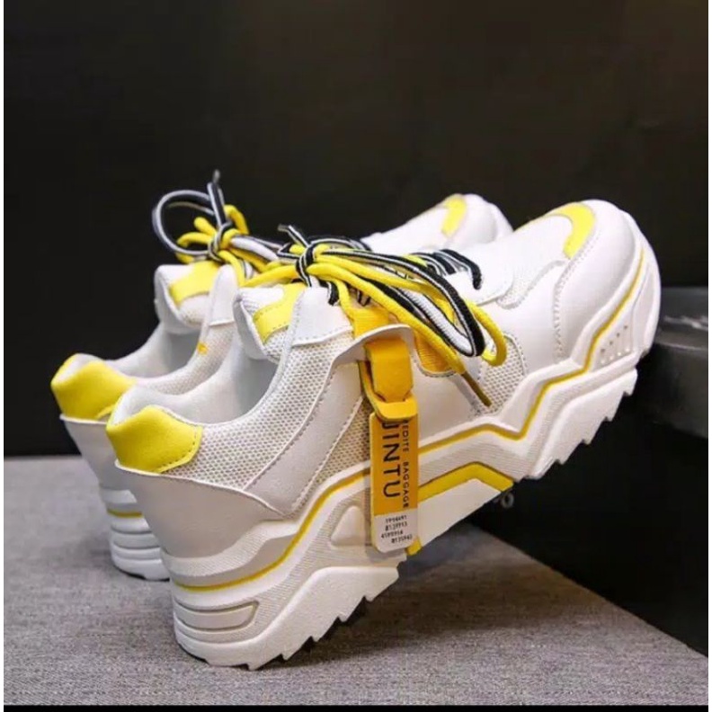 Sepatu Wanita Sneakers Wanita Sepatu JINTU Sepatu Cewek Keren Sepatu Wanita JINTU