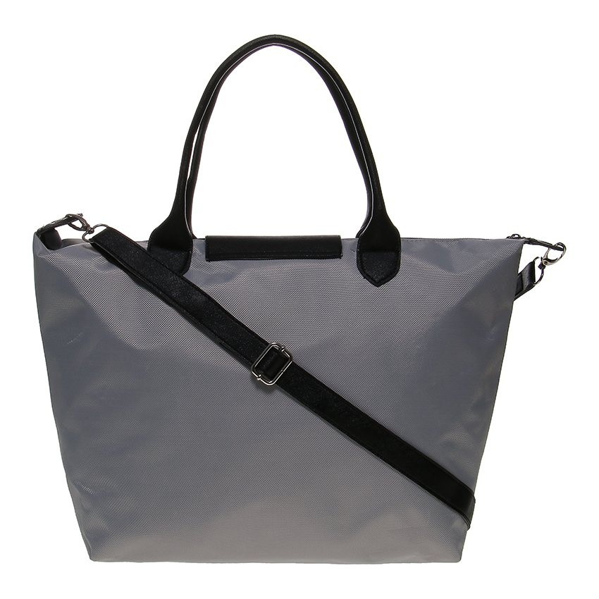 Unik Zada Large Tote Nylon Bag - Abu-abu Berkualitas