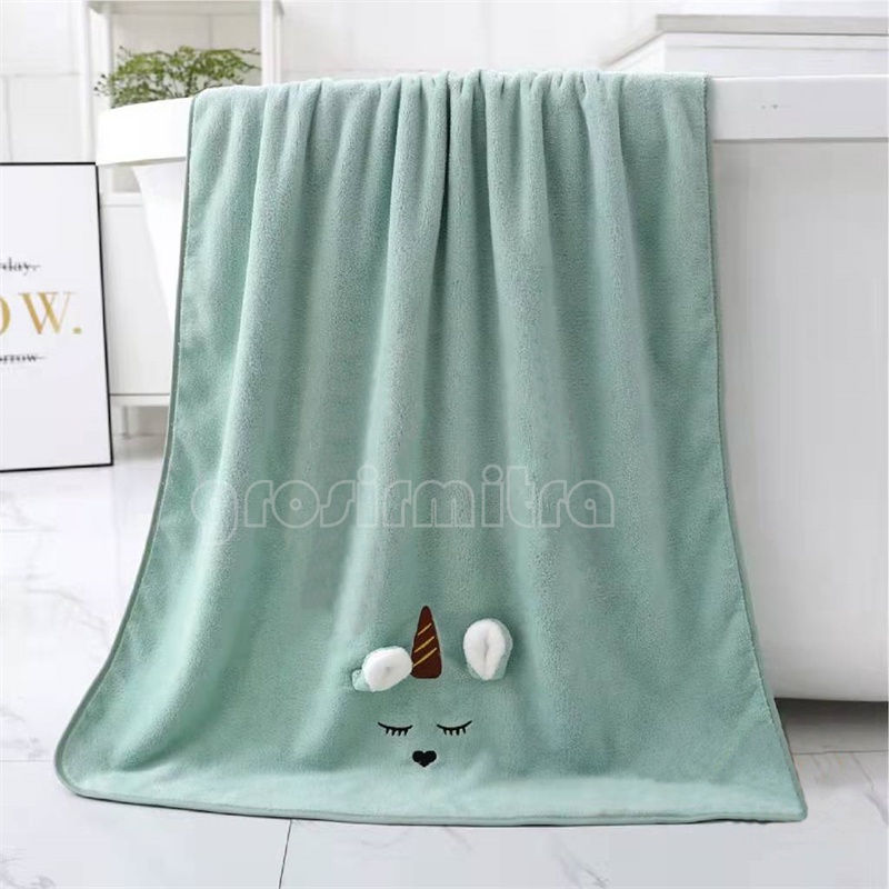 Handuk Mandi Dewasa Unisex Handuk Mandi Handuk Bayi Anak Baby Unisex Microfiber Lembut Berdaya Serap Tinggi Perlengkapan Kamar Mandi Kimono Handuk Couple Murah Handuk 50X100CM