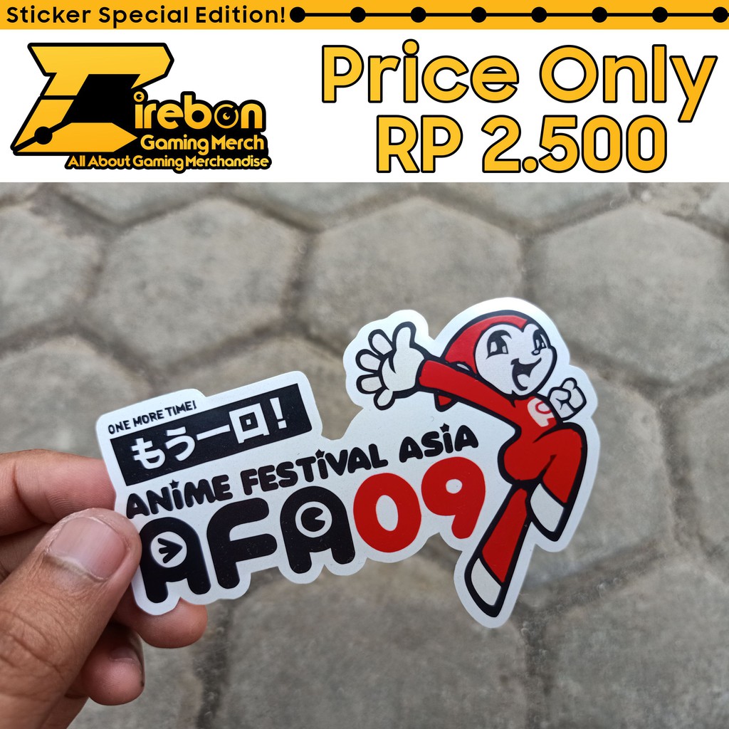 

Sticker Stiker Anime Festival Asia Afa09 One More Time