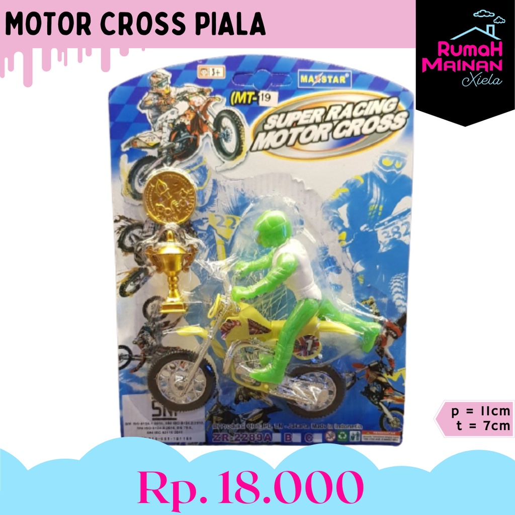 MOTOR CROSS PIALA - MAINAN MOTOR BALAP ANAK LAKI LAKI -1610
