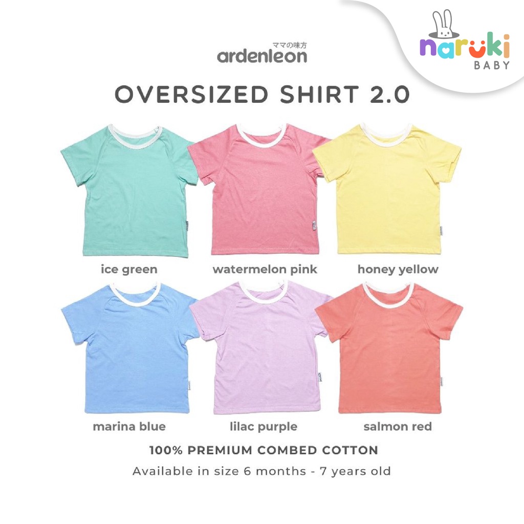 Ardenleon Oversized Shirt Kids Arden Leon Baju Kaos Anak (NEW COLOR)