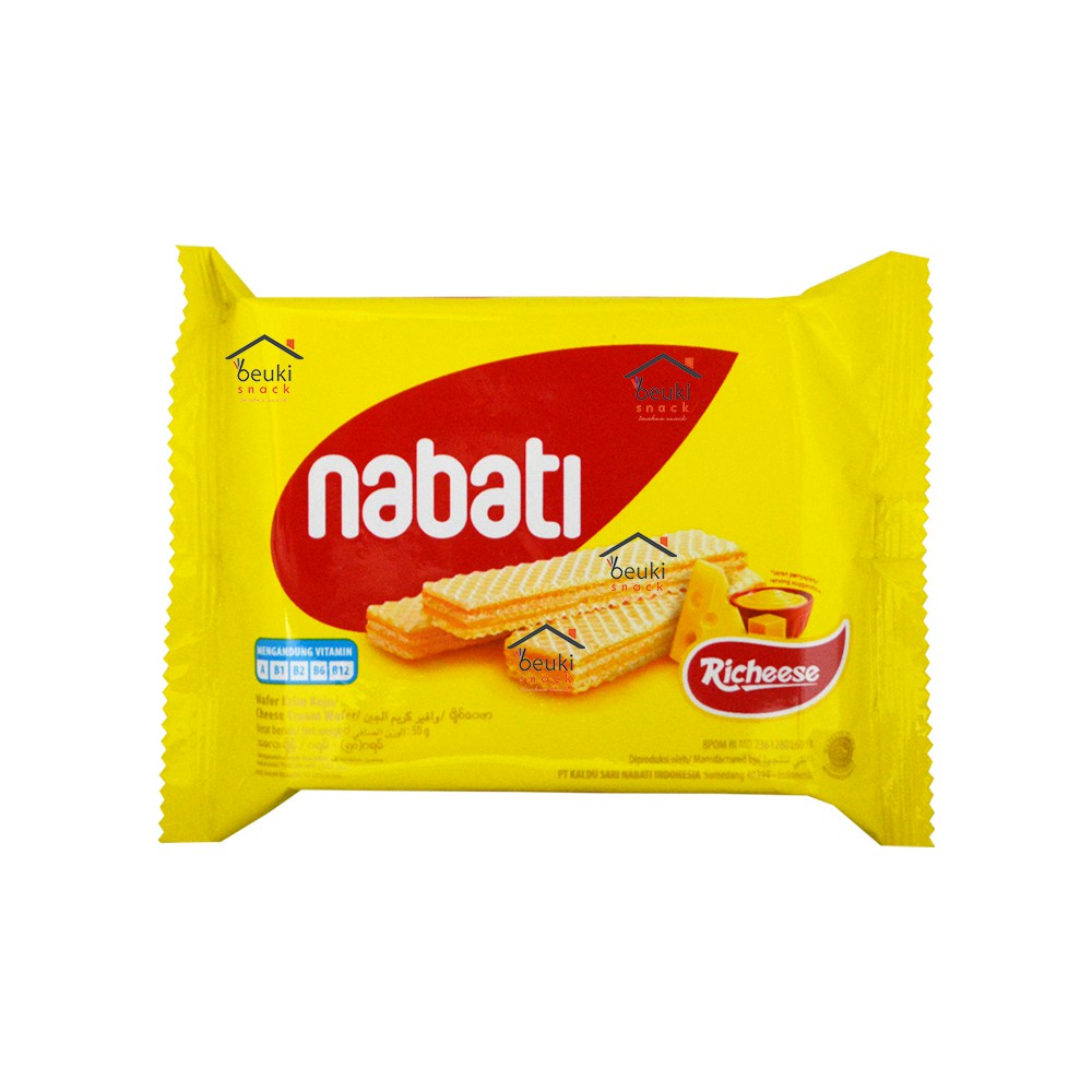 

Richeese Nabati Wafer Cheese Rasa Keju 50gr