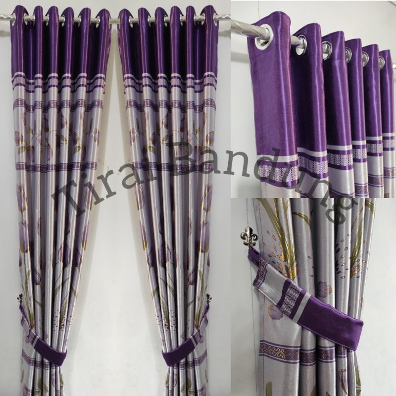 Gorden Lebar 260cm X T 250cm Dan 270cm, Tirai Gorden, Gorden Blackout Premium