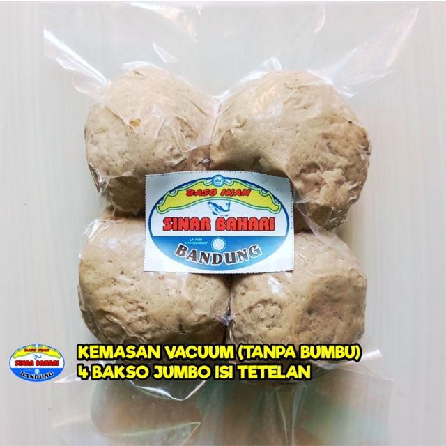 BAKSO / BASO IKAN SINAR BAHARI BANDUNG 4 BAKSO IKAN MERCON / JUMBO ISI CABE