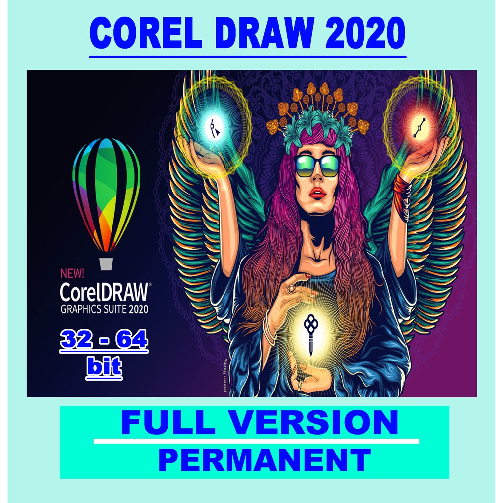 COREL DRAW 2020 - 32/64bit - FULL VERSION