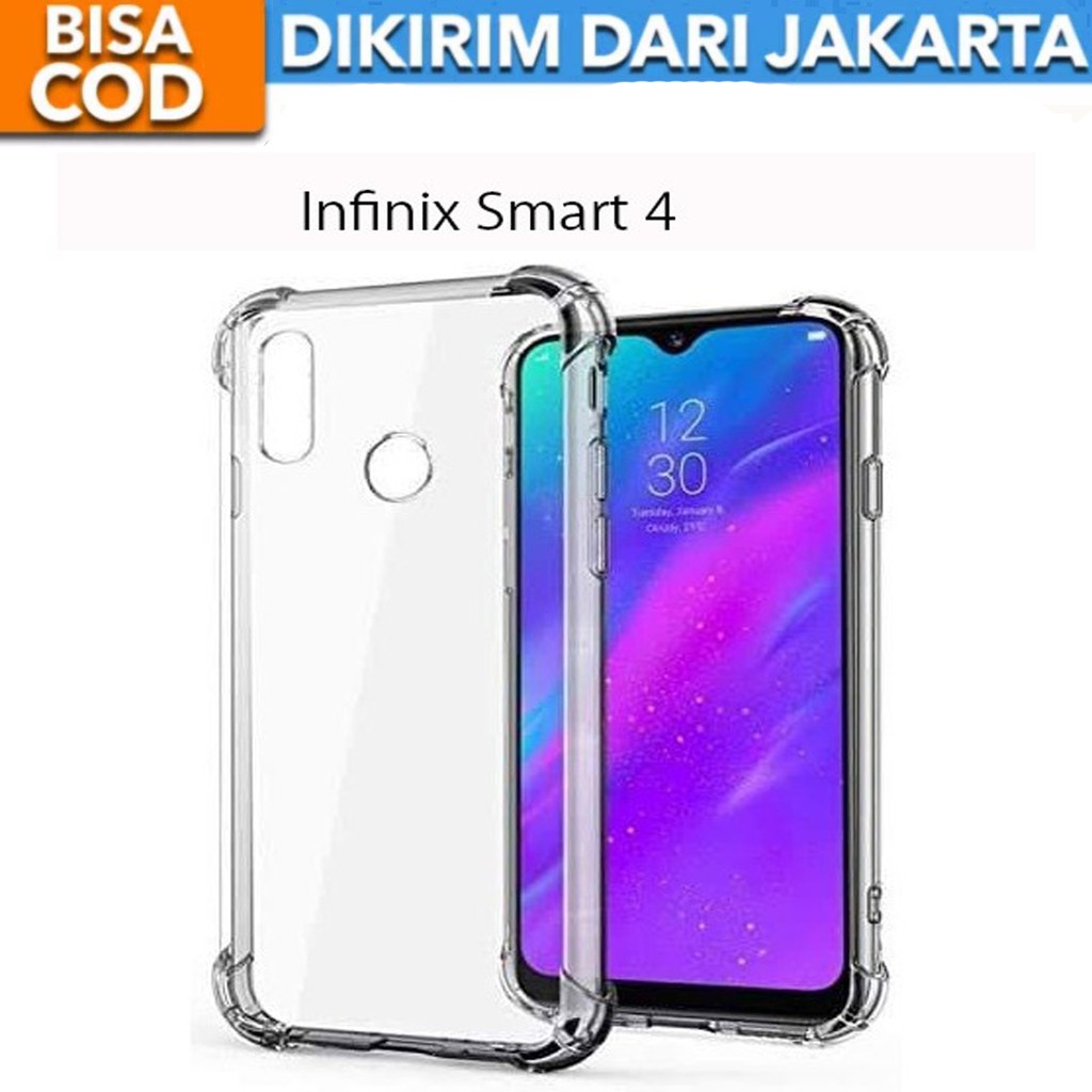 Casing Infinix Smart 4 Anti crack SoftCase