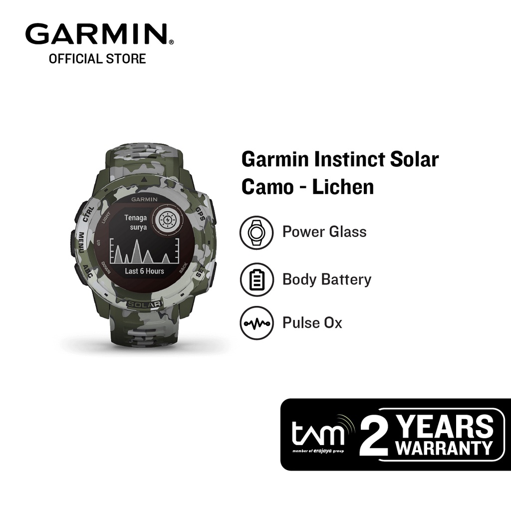 New Garmin Instinct Solar Camo Lichen