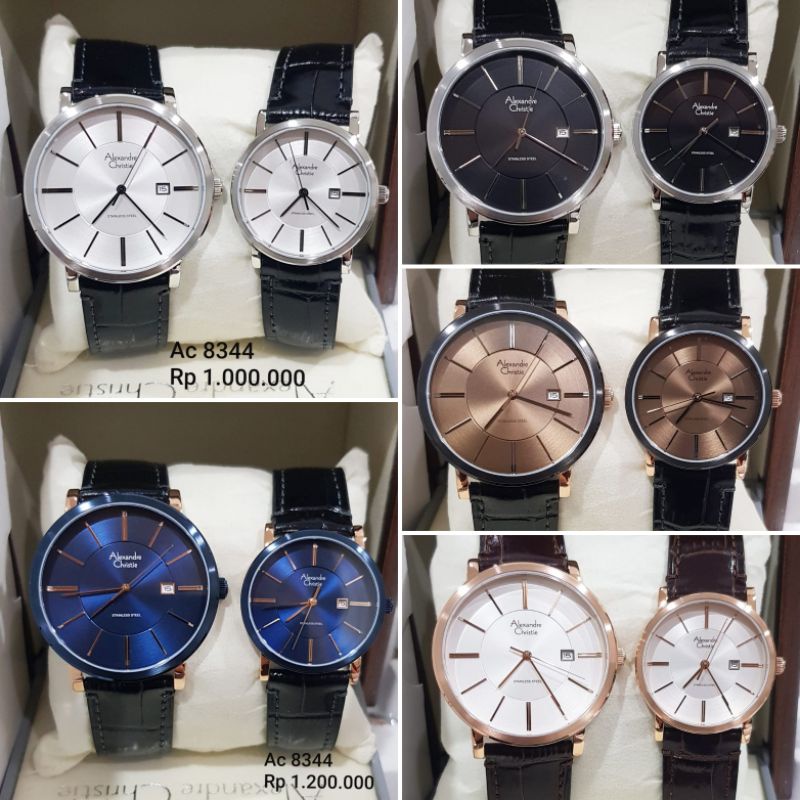 Jam Couple AC8344 Ori || Ac 8344 ld || Ac 8344 Md