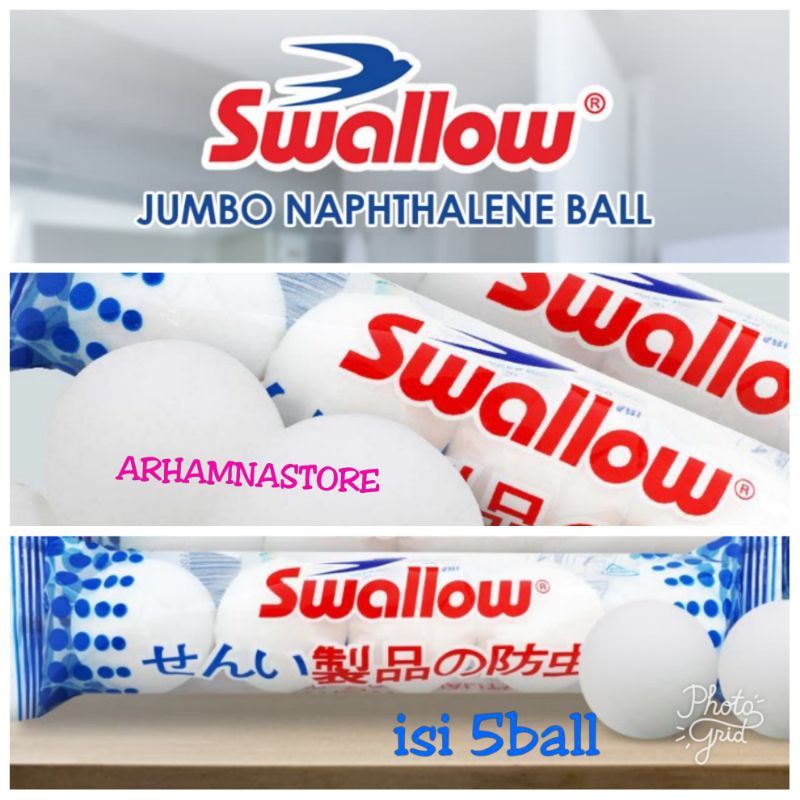 Swallow Kamper Toilet ball isi 5