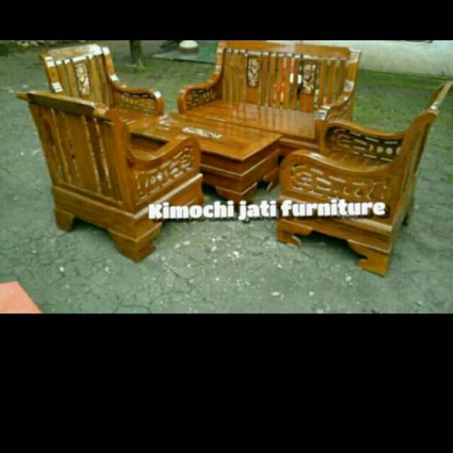 Kursi tamu semut jati mebel jepara