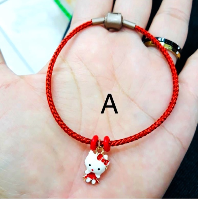 Gelang Tali Kawat Anti Air Waterproof Untuk Charm Liontin Mainan gelang leontin juarai lucu