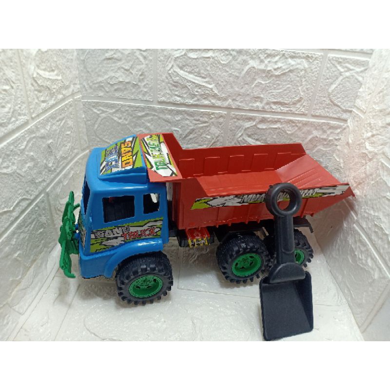 Mainan Anak anak Mobil Truk Pasir Sekop Dump Truck Tronton Murah Tebal Truk Pengangkut Pasir Best Seller