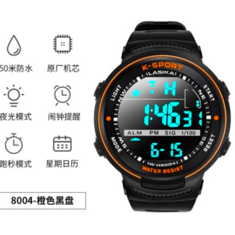 JAM TANGAN COWOK TERBARU DIGITAL SPORT FASHION PRIA JAM TANGAN PRIA WATER PROF BISA BUAT RENANG JAM TANGAN PRIA DIGITAL PRIA WARNA HITAM