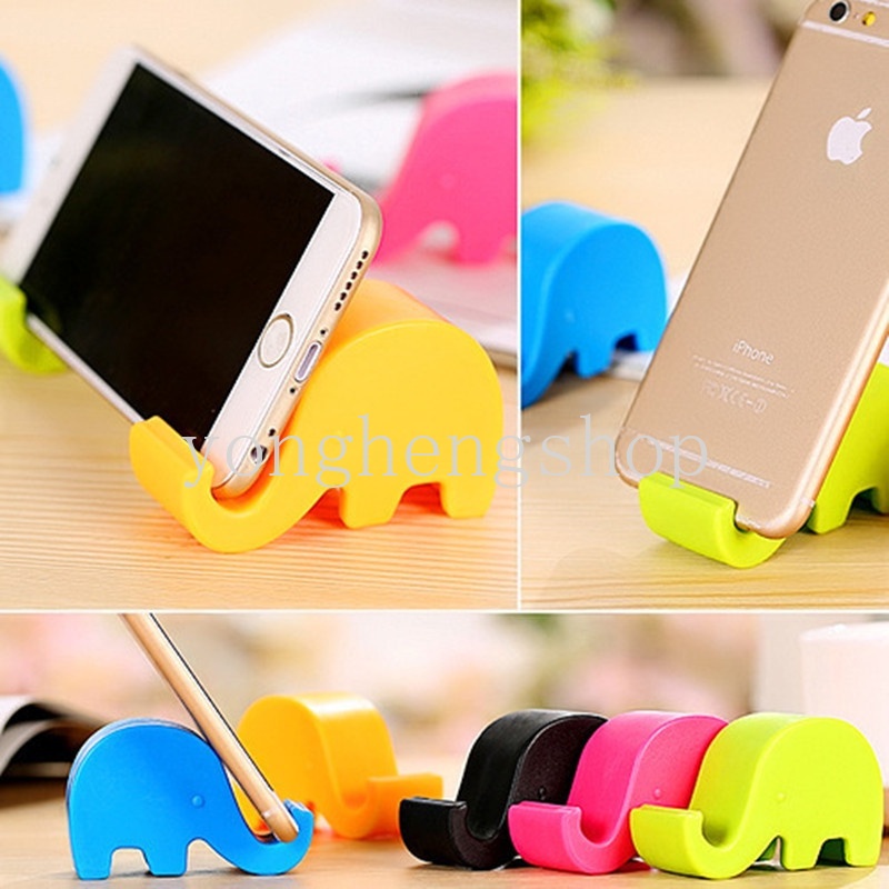 Stand Holder Handphone / Tablet Universal Bentuk Gajah Mini