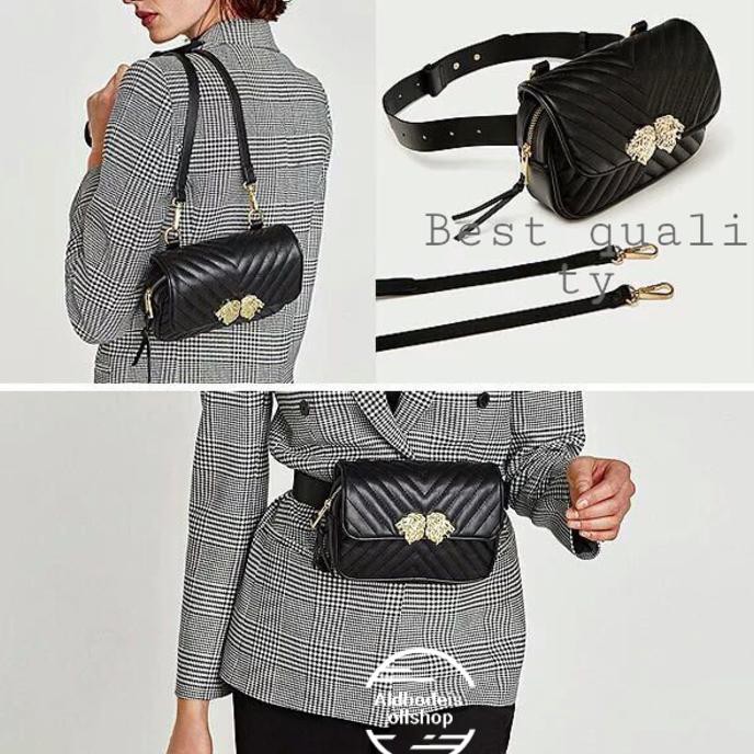 Order Aja Cyiinnnnnn Tas Wanita Selempang Pinggang Zara Terlaris