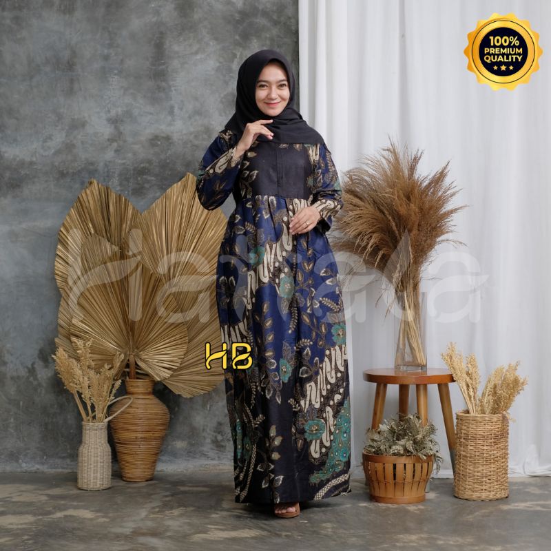 Batikid - Gamis Batik Katun Maxi Busui - Aradana