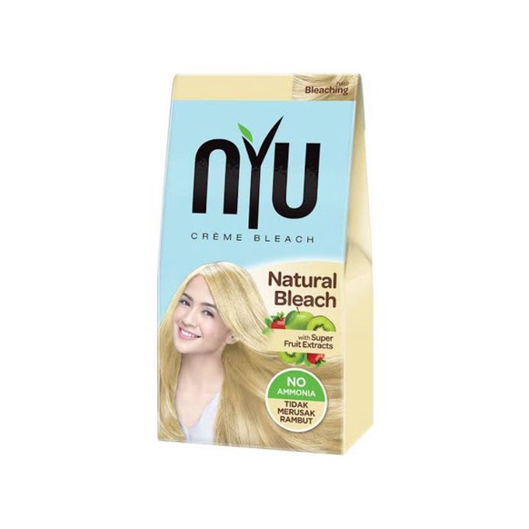 ORIGINAL NYU CREME HAIR COLOUR NATURAL BLEACHING / CAT PEWARNA RAMBUT NYU BLEACHING