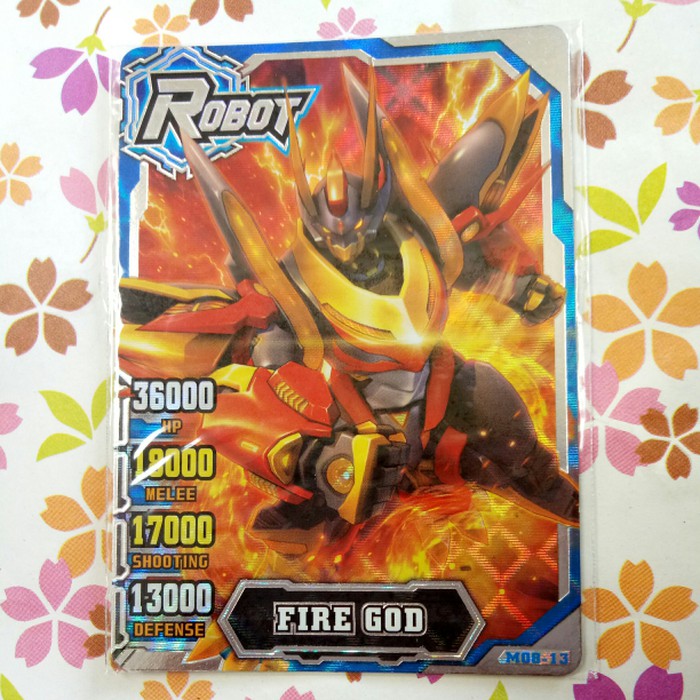 hero of robots silver rare fire god ngv2
