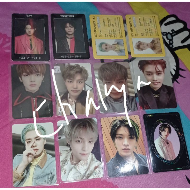 WTT/WTS PC yearbook id card ac taeil yuta yangyang Kun chenle past future departure arrival nct