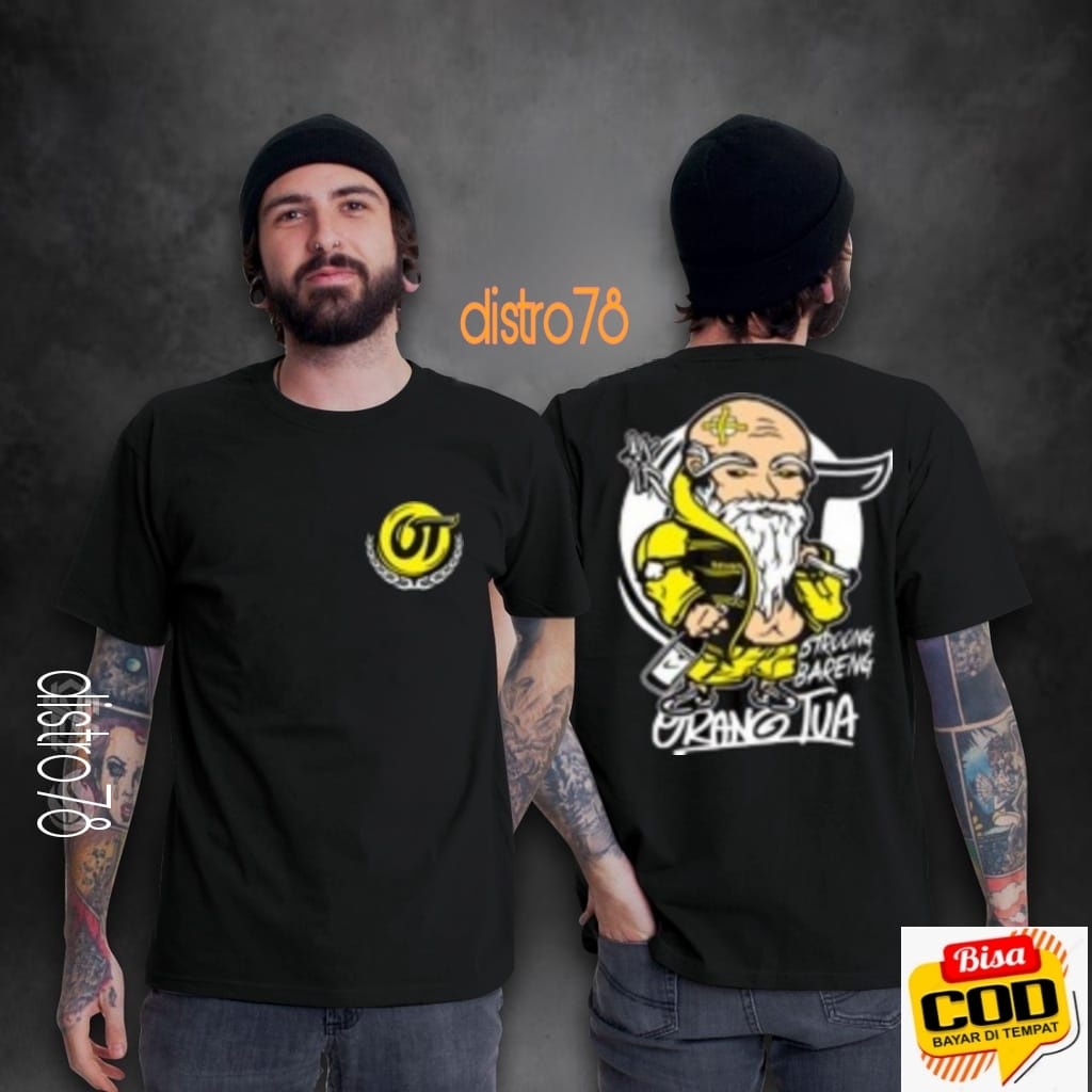 Jual Baju Kaos Pria Baju Kaos Ot Botol Baju Kaos Cap Orang Tua