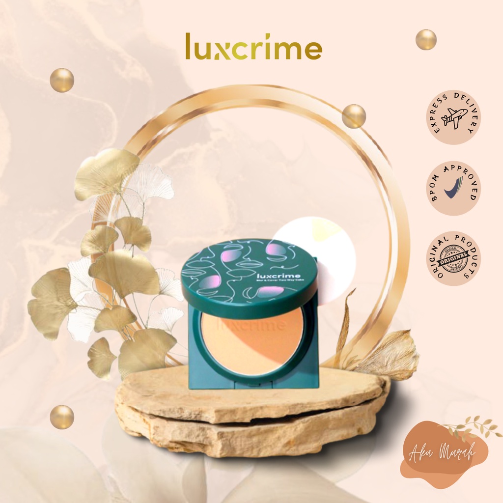 ✨ AKU MURAH ✨Luxcrime Blur &amp; Cover Two Way Cake