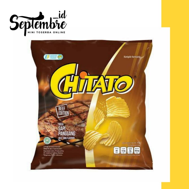 

Chitato Rasa Sapi Panggang 15 gram Chitato Sapi Panggang Kemasan Kecil 15 gram