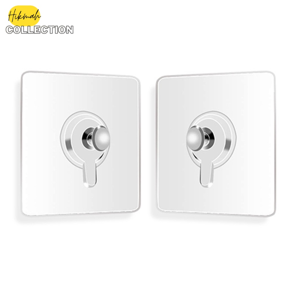 Tempelan Hook Baut Paku / Tempelan Dinding Ajaib Baut Gantungan Hook Magic Tempel Perekat Tanpa Bor