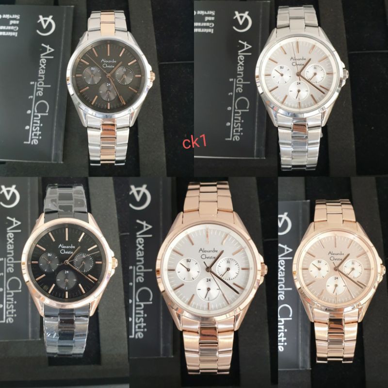 Jam tangan wanita Alexandre Christie AC2890BF ORIGINAL BERGARANSI RESMI