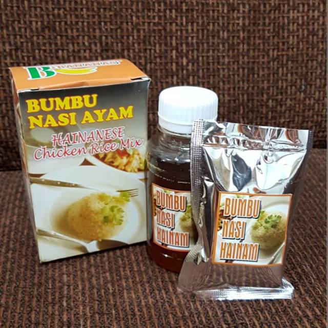 

Bumbu nasi ayam hainam/Hainanese Chicken Rice Mix