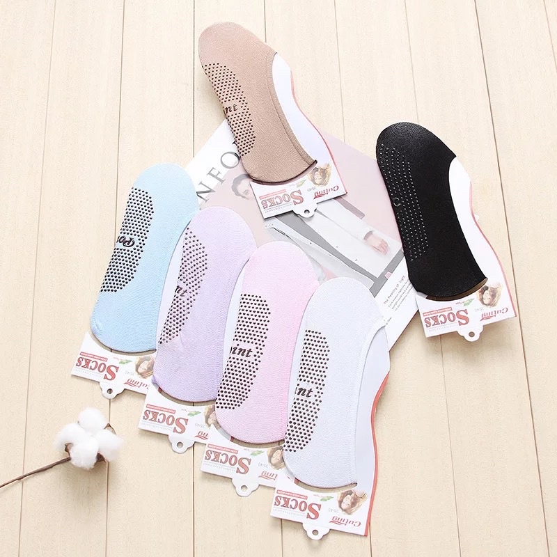 kaos Kaki Ballet / Kaos Kaki Pendek Wanita Hidden Shock Anti Slip