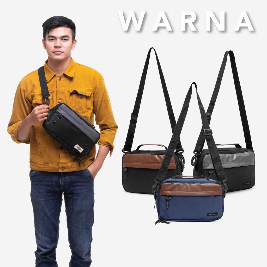 HEYLOOK Project - Tas Selempang Pria Sling Bag FOSTER Waist Bag Organizer Bag Distro Pria