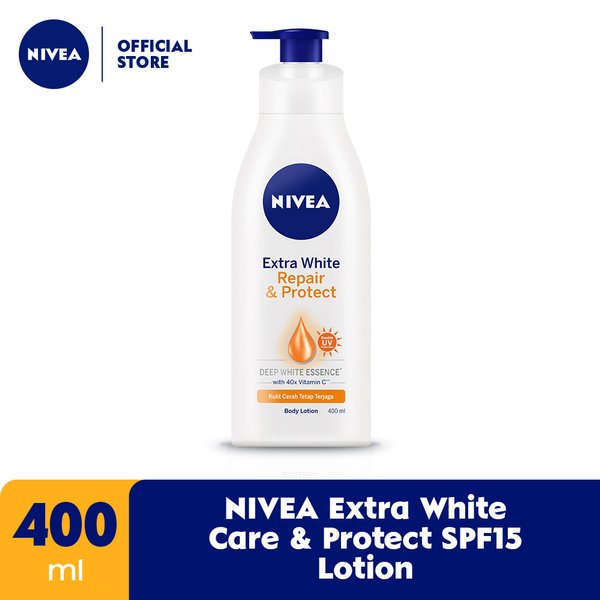 NIVEA EXTRA WHITE REPAIR &amp; PROTECT HAND &amp; BODY LOTION JUMBO - 400ml