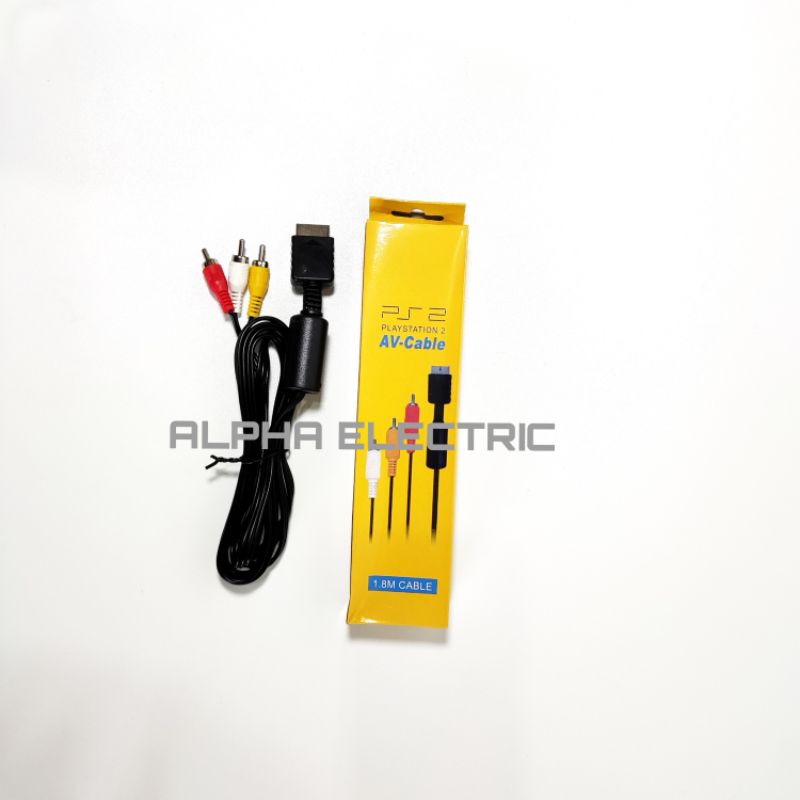 KABEL PS2 PS 2 KE TV/ KABEL AV RCA PS1 PS2 PS3 / KABEL PS2