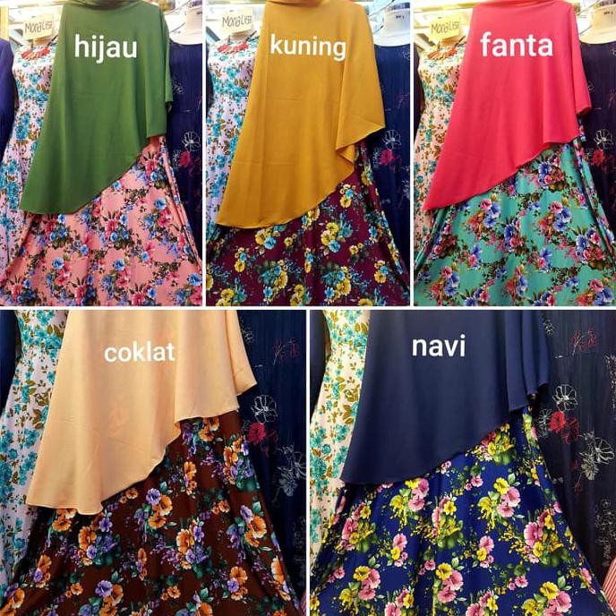 Baju Syari / Gamis / Set Kerudung Jumbo Xxxl A03 T71 Ready