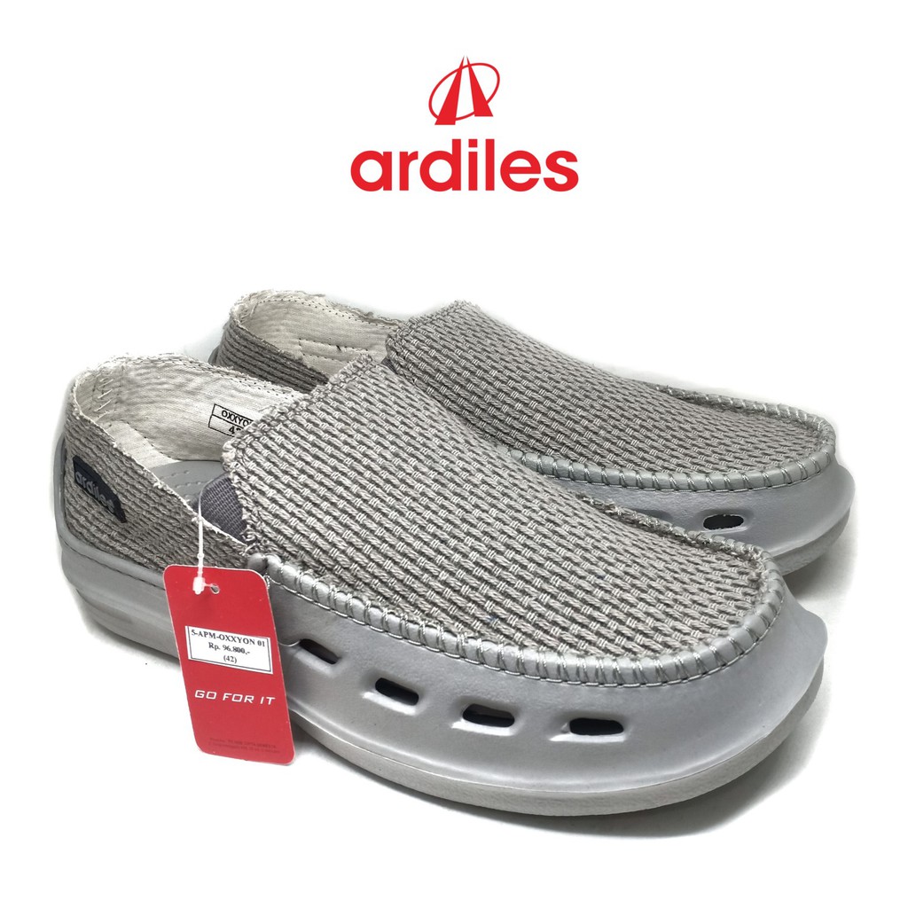 Sepatu Ardiles Pria Abu Original Ardiles - Sepatu Ardiles Pria