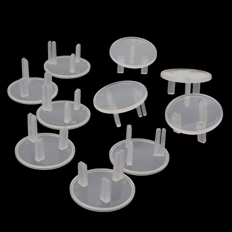 Mary 10pcs Cover Pelindung Socket Power Standar UK Mudah Dipasang