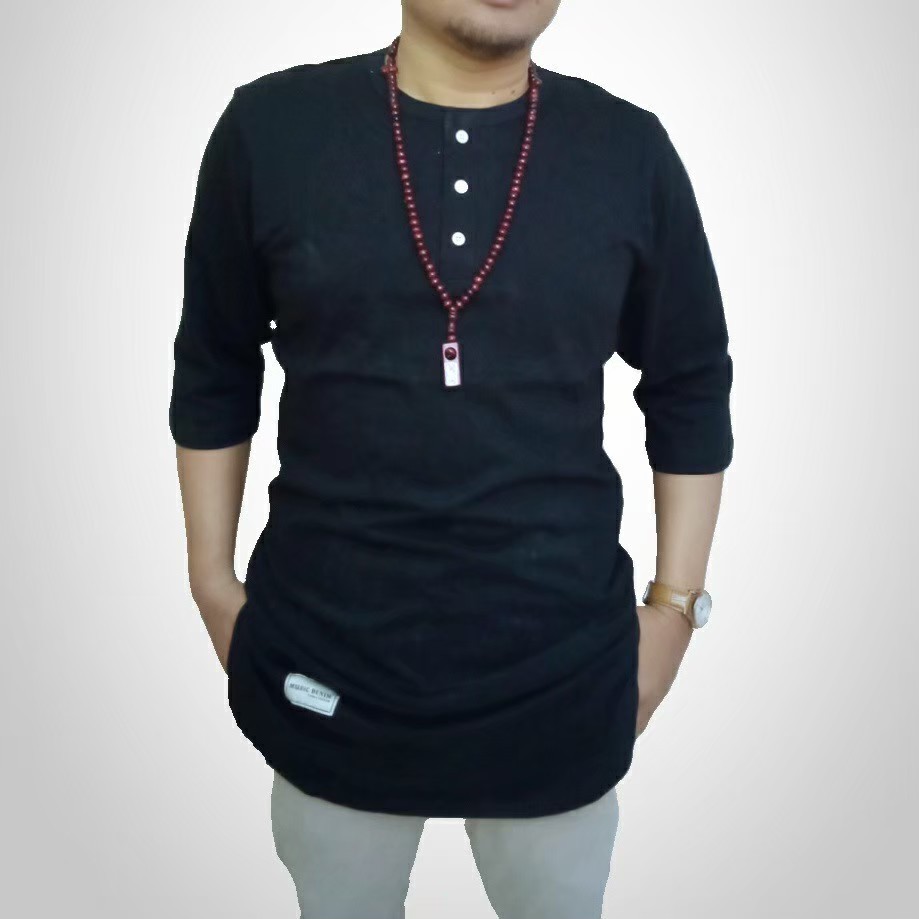 Premium Kurta kaos lengan panjang by AzQiara Store