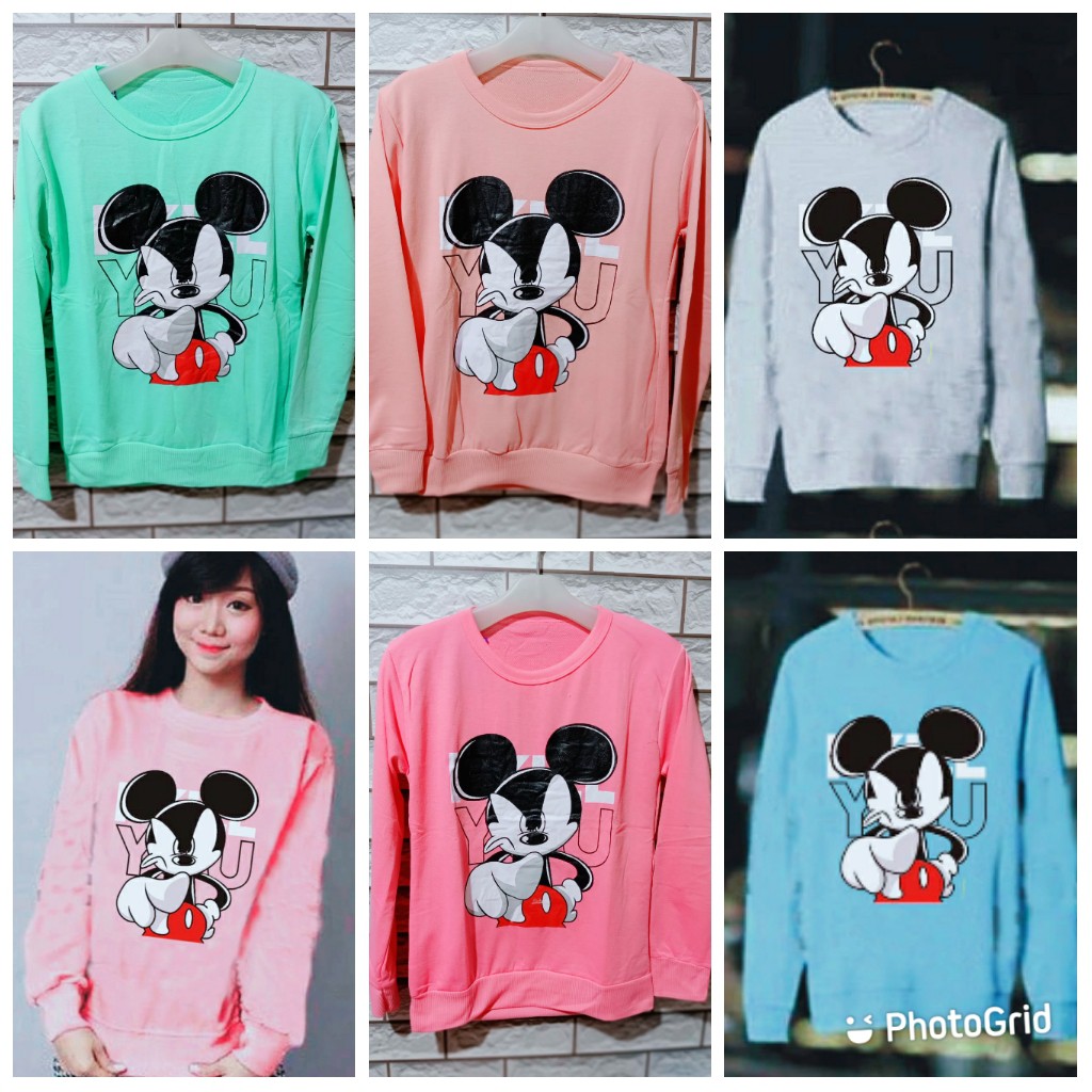 blinqshop SWEATER MOTIF MICKEY