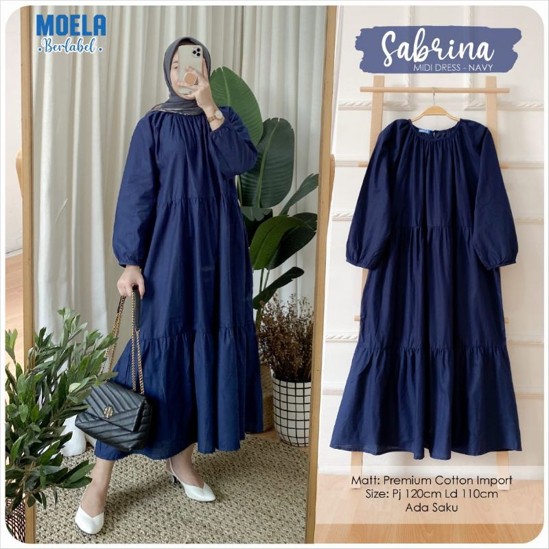 MIDI DRESS KATUN IMPORT BY MOELA | BTC SOLO