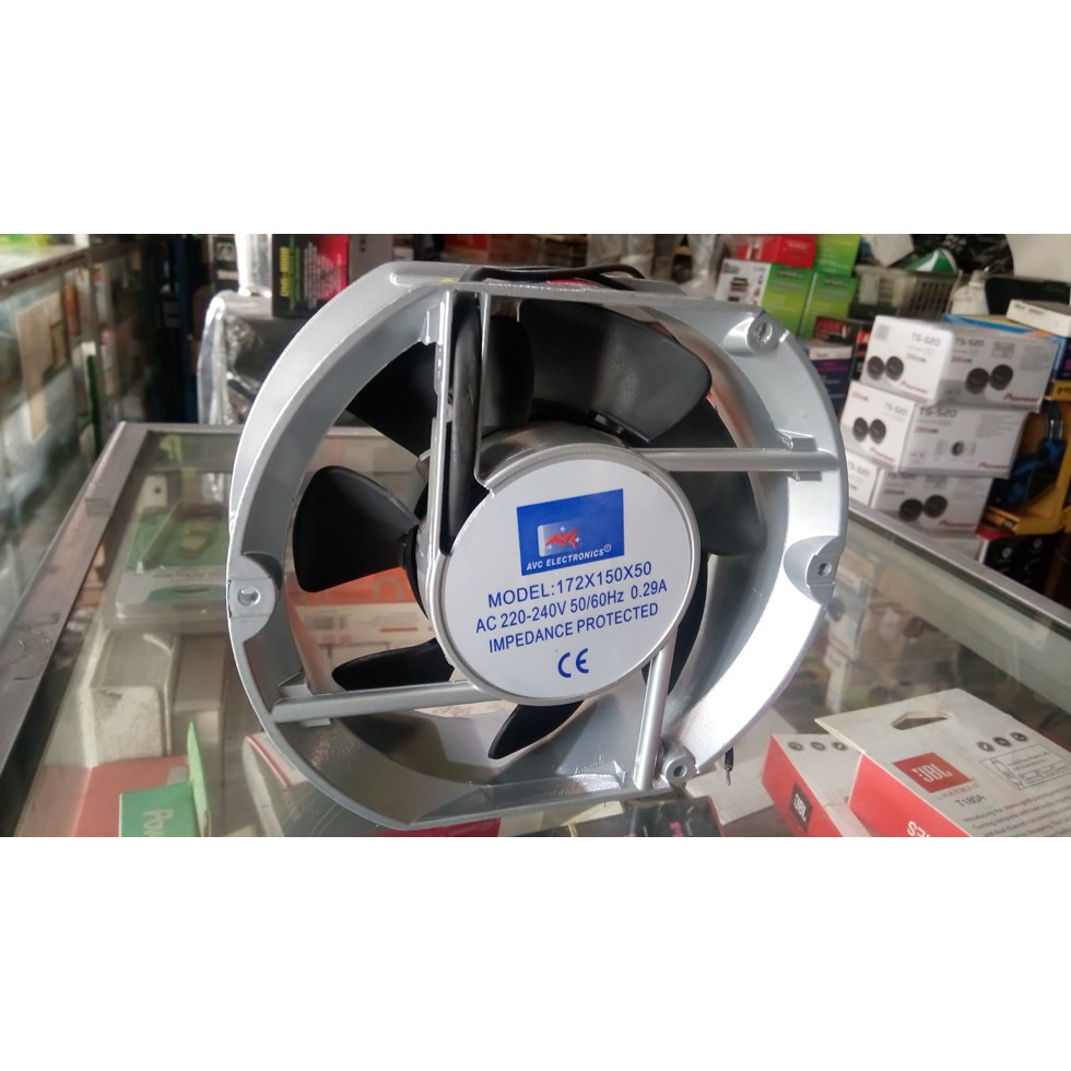 KIPAS COOLING FAN BESI BESAR 17.2 X 15CM AC 220V