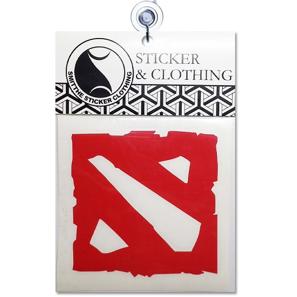 Stiker DOTA 2 Logo Game Cutting Sticker untuk Mobil Motor