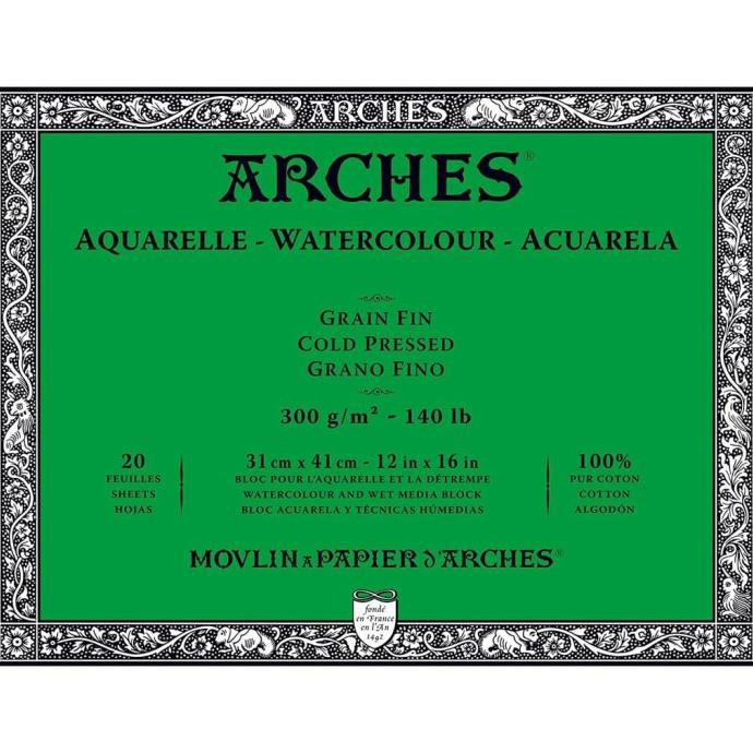 

Promo ARCHES COLD PRESSED PAPER 300 GSM 31x41 CM (LEMBARAN/SHEET)