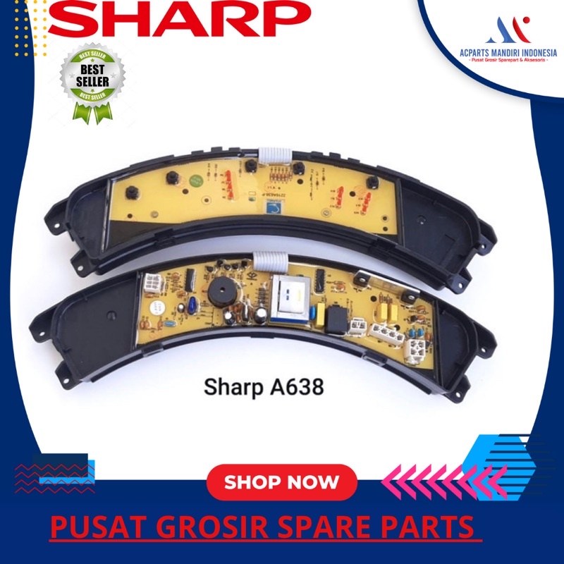 SHARP ES-N70EY modul pcb mesin cuci Top Loading