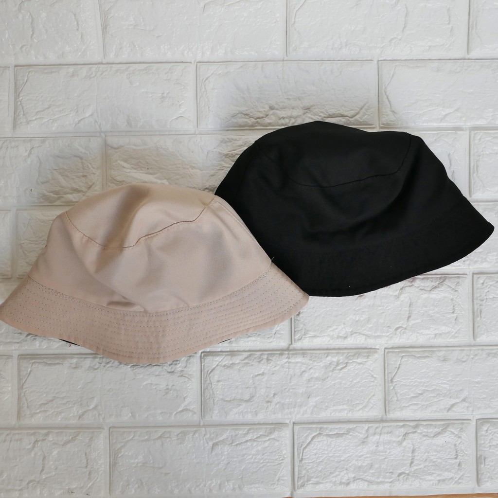 bucket hat pria/wanita / bucket kekinian / topi rimba murah