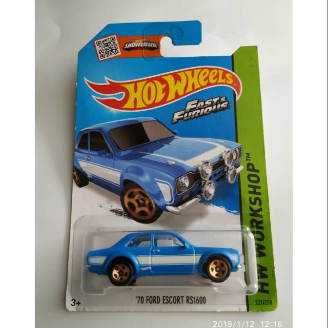 HOTWHEELS ~ '70 FORD ESCORT RS1600