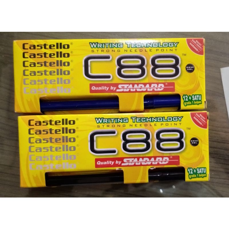 

(Per Kotak) Pulpen Standart Castello C88