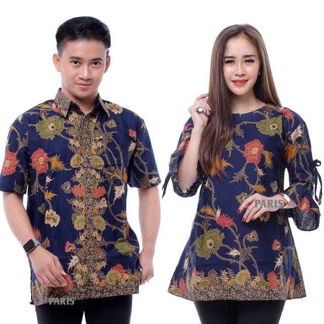 Termurah Couple Batik Warna Biru Dongker Navi Navy Premium Katun Unggul Jaya Lebaran M L Xl Motof Daun Bunga VXgK8qHVLxXx6