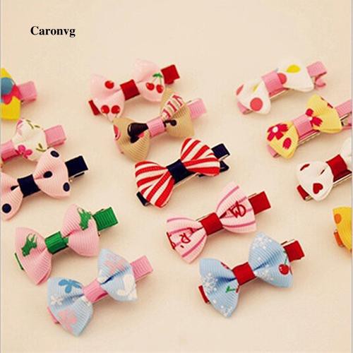 Lot 10Pcs Baby Hair Clips Barrette For girls Bows DIY Accessories Hairpins